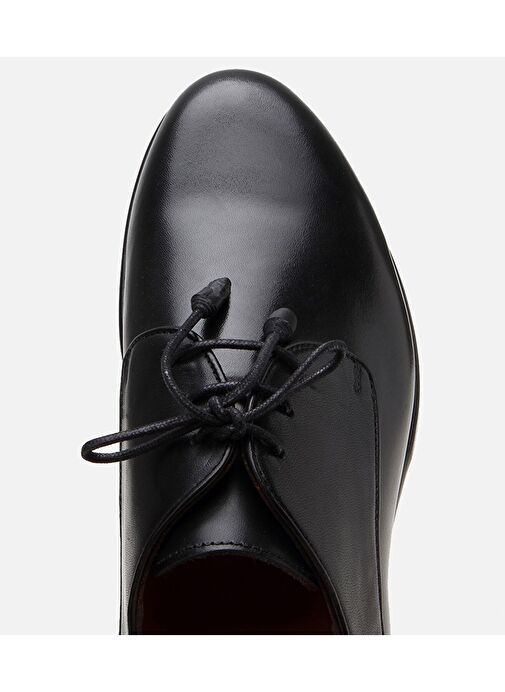 Erkek Deri Siyah Klasik Ayakkabı - Görsel 5