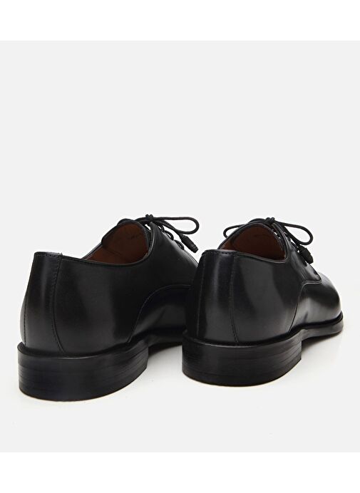 Erkek Deri Siyah Klasik Ayakkabı - Görsel 7