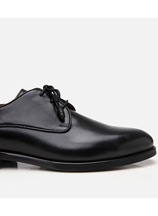 Erkek Deri Siyah Klasik Ayakkabı - Görsel 9