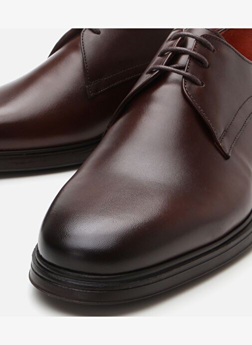 Erkek Deri Kahverengi Ultra Hafif Tabanlı Klasik Ayakkabı - Görsel 4