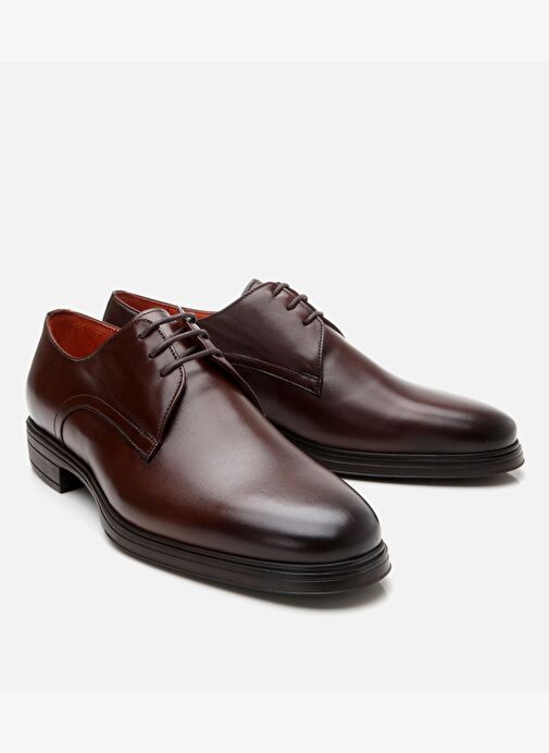 Erkek Deri Kahverengi Ultra Hafif Tabanlı Klasik Ayakkabı - Görsel 3