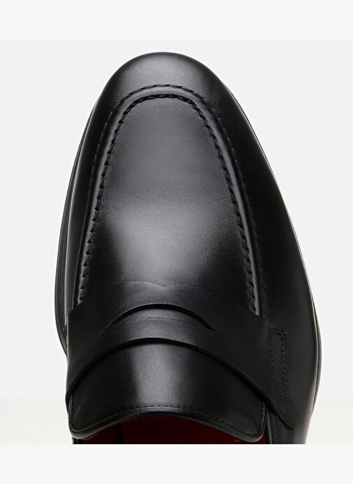 Erkek Deri Siyah Ultra Hafif Tabanlı Klasik Ayakkabı - Görsel 5