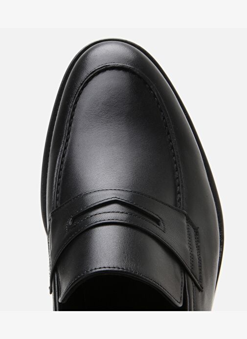 Erkek Deri Siyah Klasik Ayakkabı - Görsel 5