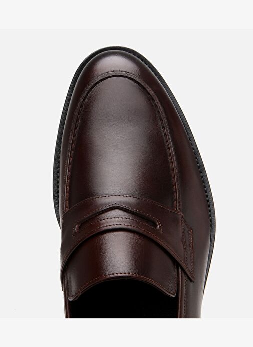 Erkek Deri Kahverengi Klasik Ayakkabı - Görsel 5