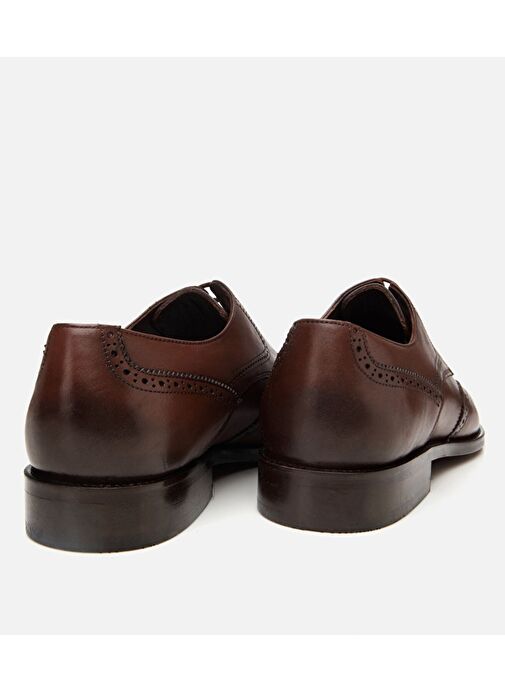 Erkek Deri Kahverengi Hafif Tabanlı Klasik Ayakkabı - Görsel 8