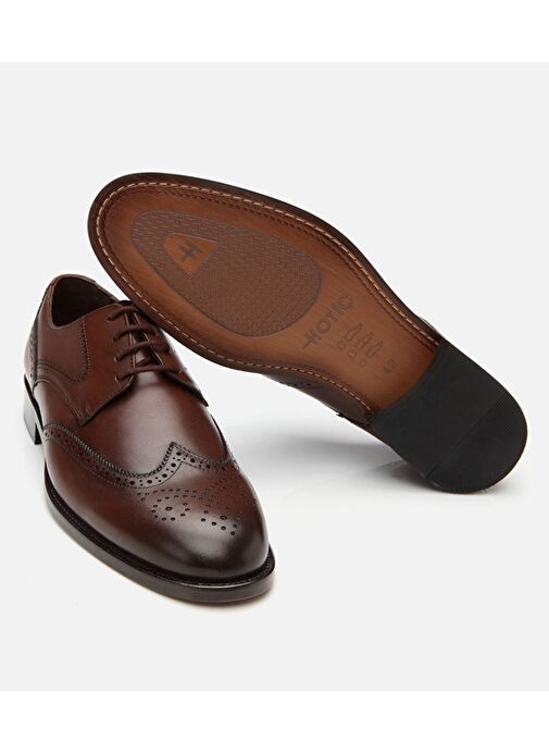 Erkek Deri Kahverengi Hafif Tabanlı Klasik Ayakkabı - Görsel 9