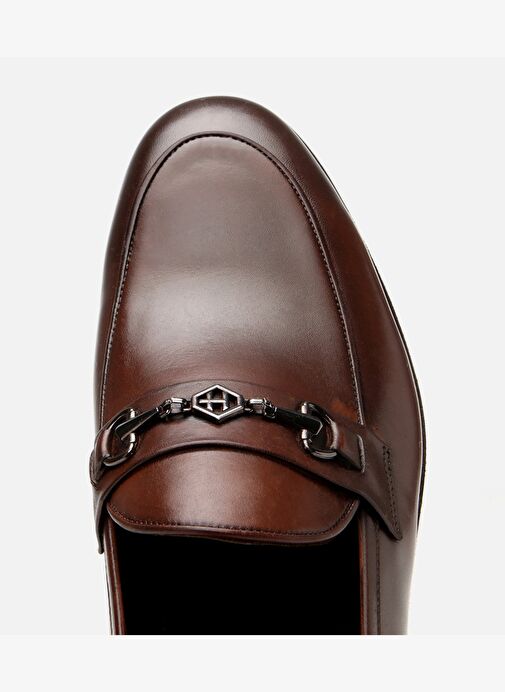 Erkek Deri Kahverengi Hafif Tabanlı Klasik Loafer - Görsel 5