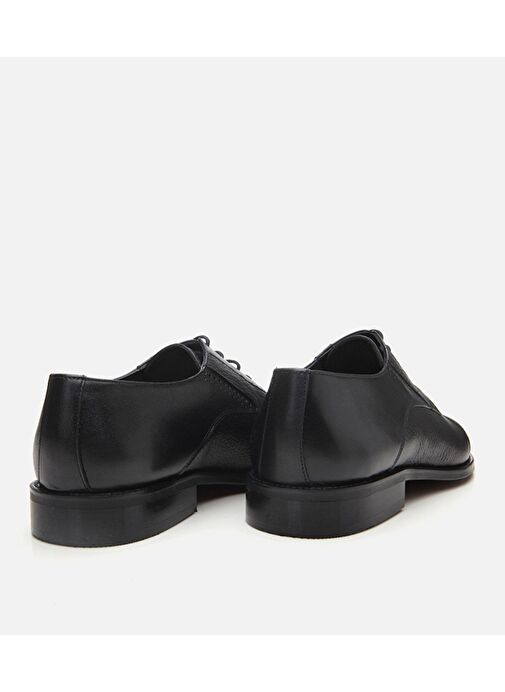 Erkek Deri Siyah Klasik Ayakkabı - Görsel 7