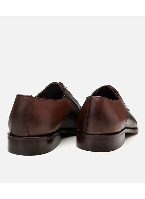 Erkek Deri Kahverengi Klasik Ayakkabı - Görsel 7