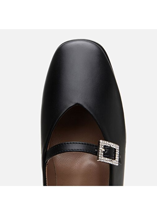 Hotiç Siyah Kadın Deri Babet 01AYH303590A100 - Görsel 5