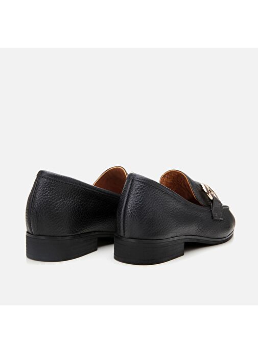 Hotiç Siyah Kadın Deri Loafer 01AYH303940A100 - Görsel 7