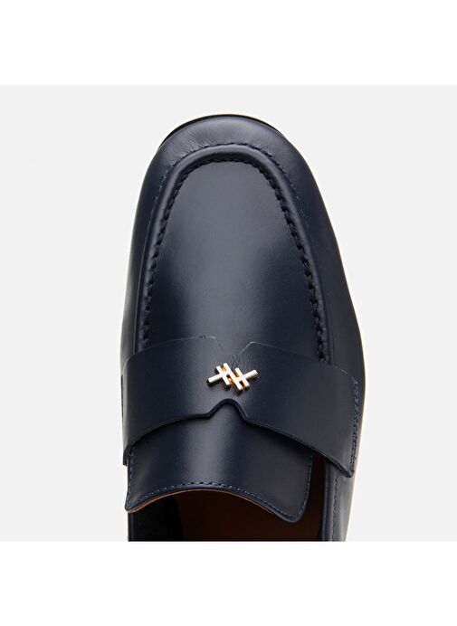 Hotiç Lacivert Kadın Deri Loafer 01AYH303980A680 - Görsel 5