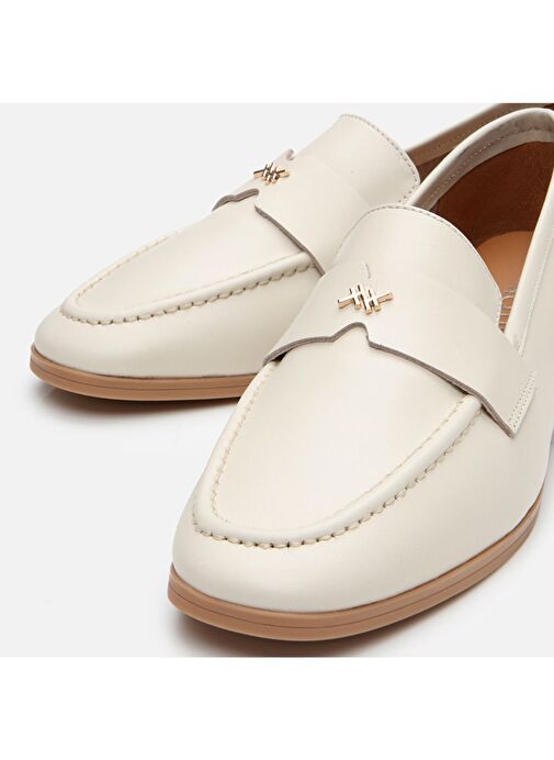 Hotiç Kemik Kadın Deri Loafer 01AYH303980A400 - Görsel 4