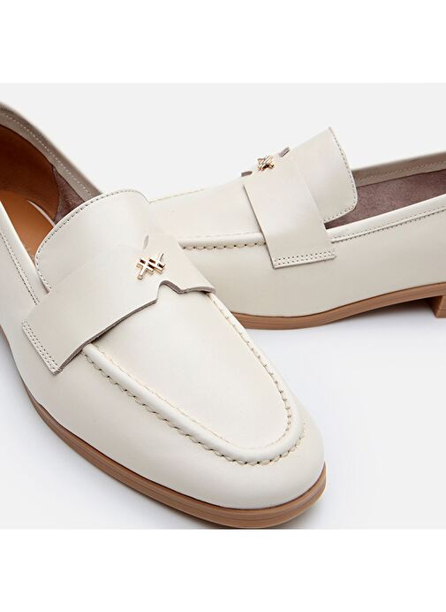 Hotiç Kemik Kadın Deri Loafer 01AYH303980A400 - Görsel 5