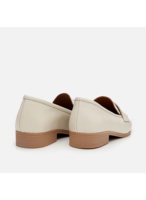 Hotiç Kemik Kadın Deri Loafer 01AYH303980A400 - Görsel 6