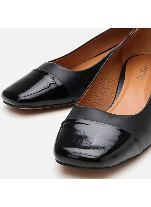 Hotiç Siyah Kadın Deri Topuklu Ayakkabı 01AYH304310A100 - Görsel 5