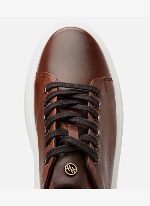 Erkek Deri Kahverengi Hafif Tabanlı Spor Ayakkabı - Görsel 5