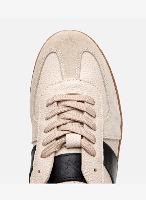 Erkek Süet Deri Bej Spor Ayakkabı - Görsel 5