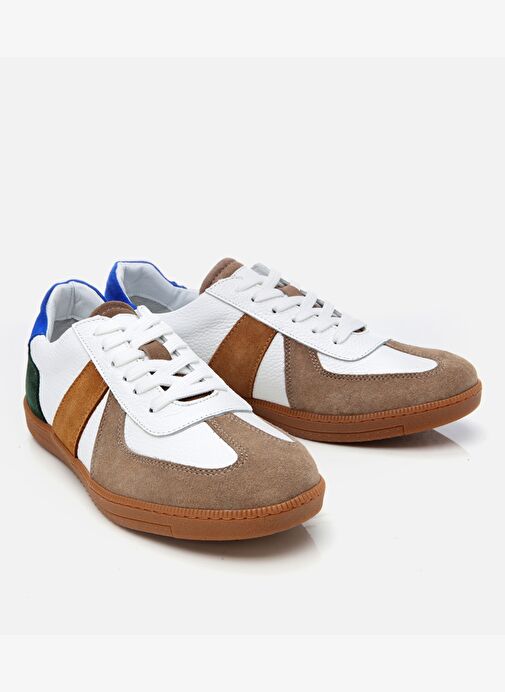 Erkek Süet Deri Vizon Spor Ayakkabı - Görsel 3