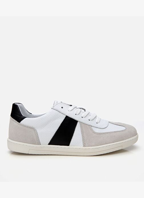 Erkek Süet Deri Gri Spor Ayakkabı - Görsel 2