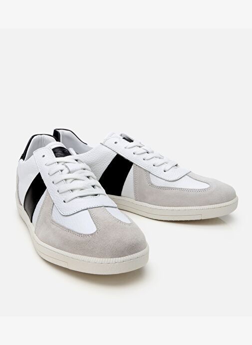 Erkek Süet Deri Gri Spor Ayakkabı - Görsel 3