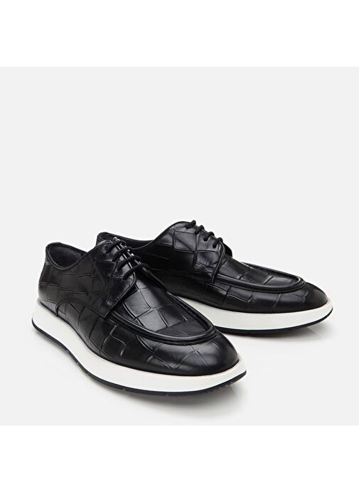 Hotiç Siyah Erkek Deri Günlük Ayakkabı 02AYH305210A100 - Görsel 3