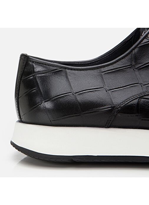 Hotiç Siyah Erkek Deri Günlük Ayakkabı 02AYH305210A100 - Görsel 4