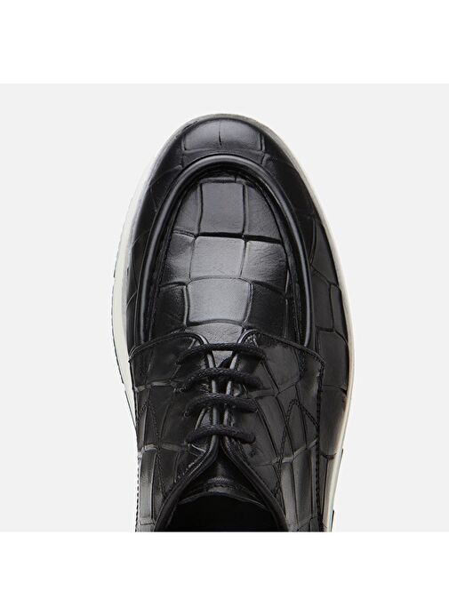 Hotiç Siyah Erkek Deri Günlük Ayakkabı 02AYH305210A100 - Görsel 6