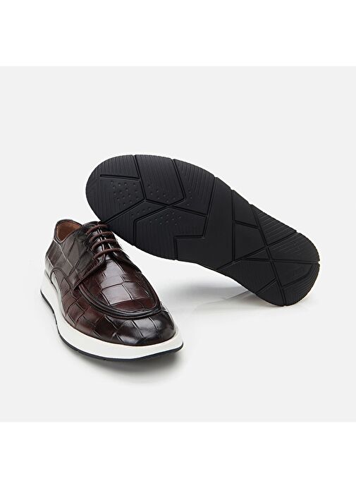 Hotiç Kahverengi Erkek Deri Günlük Ayakkabı 02AYH305210A480 - Görsel 8