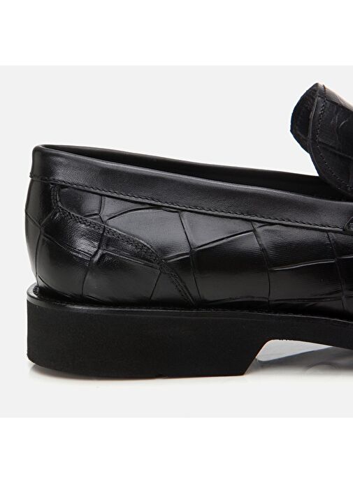 Hotiç Siyah Erkek Deri Loafer 02AYH305260A100 - Görsel 4