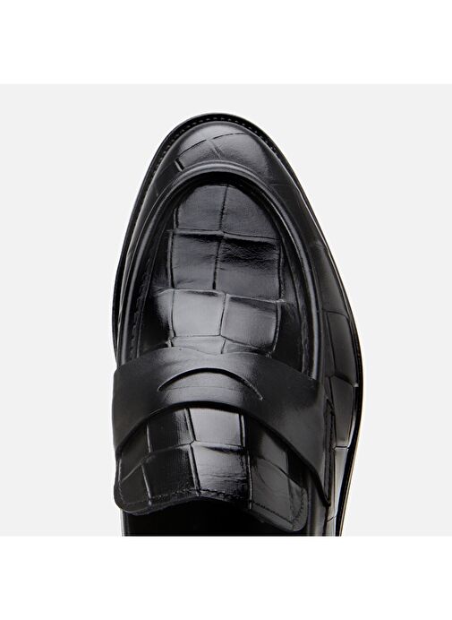 Hotiç Siyah Erkek Deri Loafer 02AYH305260A100 - Görsel 6
