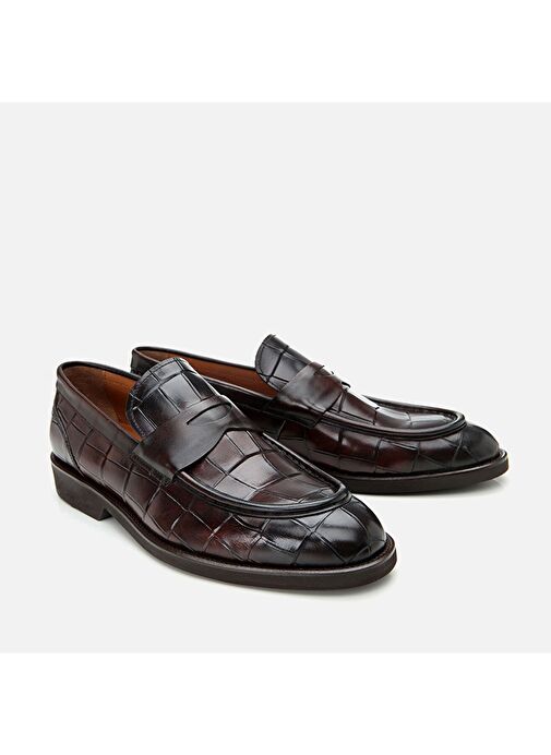Hotiç Kahverengi Erkek Deri Loafer 02AYH305260A480 - Görsel 3
