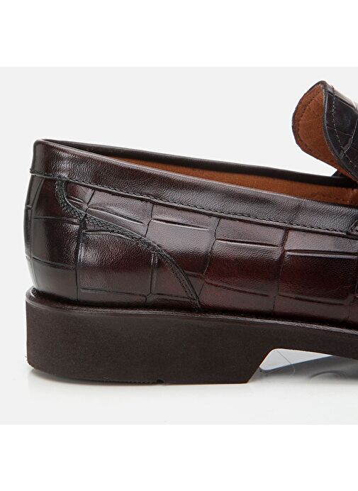 Hotiç Kahverengi Erkek Deri Loafer 02AYH305260A480 - Görsel 4