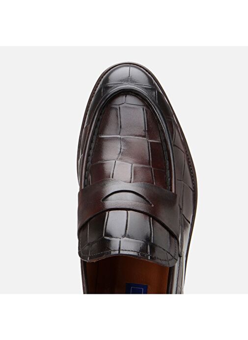 Hotiç Kahverengi Erkek Deri Loafer 02AYH305260A480 - Görsel 6