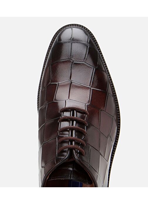 Erkek Deri Kahverengi Hafif Tabanlı Klasik Ayakkabı - Görsel 4