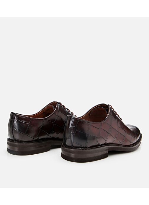 Erkek Deri Kahverengi Hafif Tabanlı Klasik Ayakkabı - Görsel 6