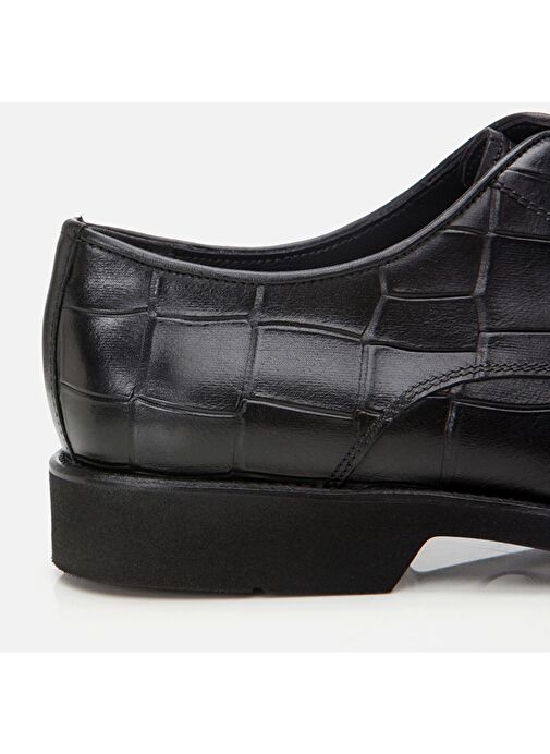 Hotiç Siyah Erkek Deri Klasik Ayakkabı 02AYH305290A100 - Görsel 4