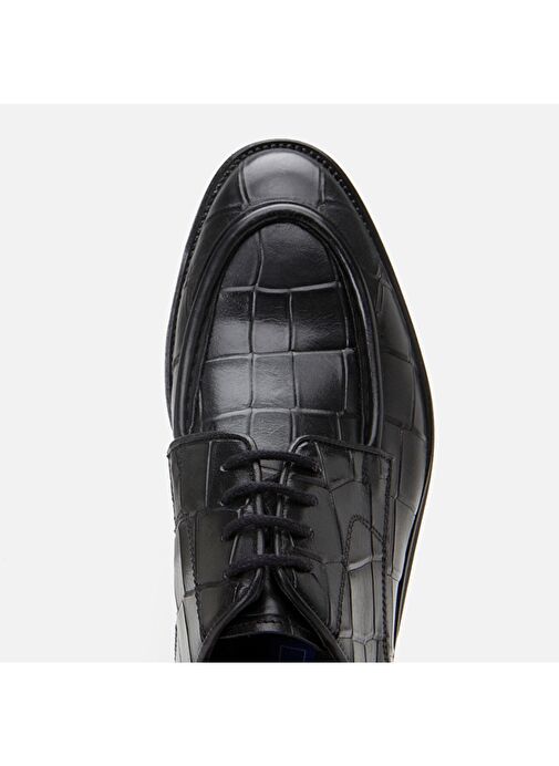 Hotiç Siyah Erkek Deri Klasik Ayakkabı 02AYH305290A100 - Görsel 6