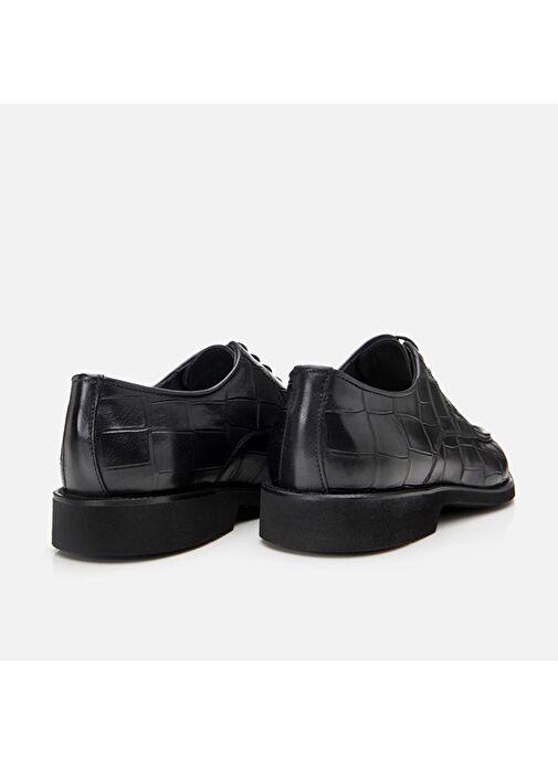 Hotiç Siyah Erkek Deri Klasik Ayakkabı 02AYH305290A100 - Görsel 7