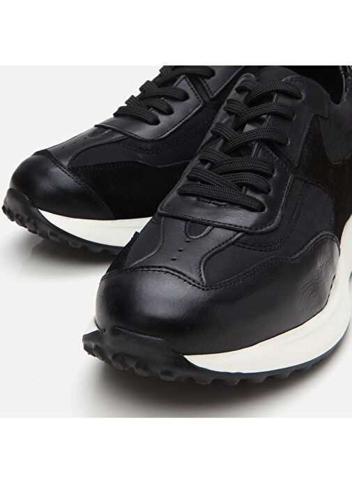 Hotiç Siyah Erkek Deri Sneaker 02AYH305300A100 - Görsel 5