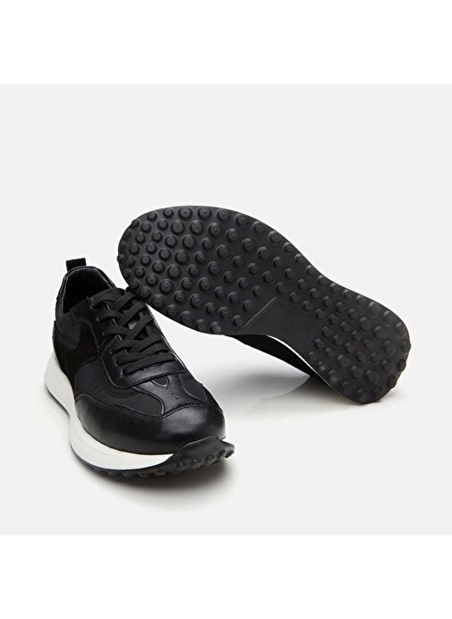 Hotiç Siyah Erkek Deri Sneaker 02AYH305300A100 - Görsel 8