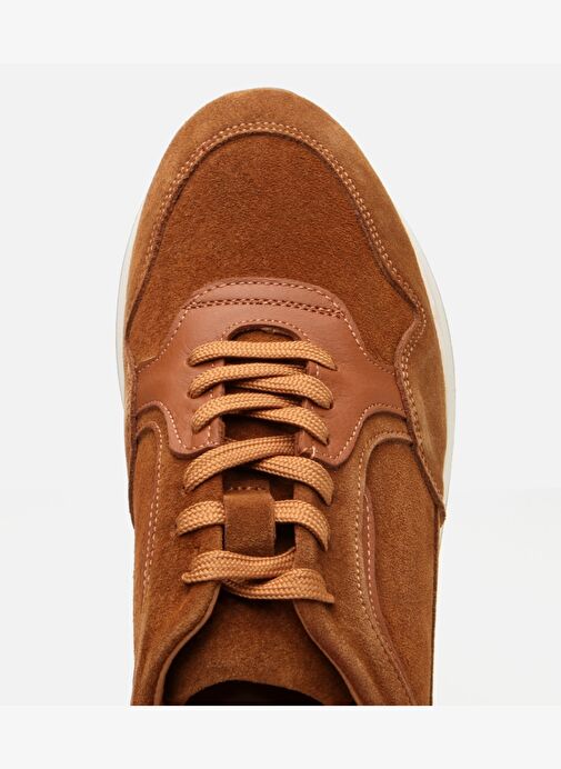 Erkek Süet Deri Taba Spor Ayakkabı - Görsel 6