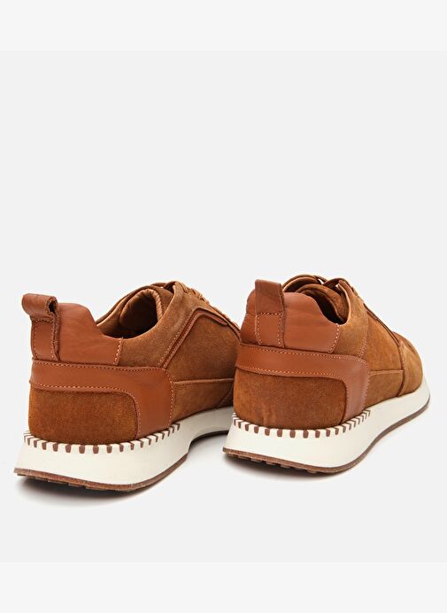 Erkek Süet Deri Taba Spor Ayakkabı - Görsel 8