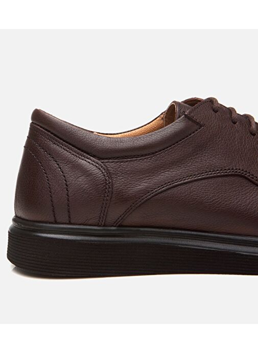 Erkek Deri Kahverengi Rahat Günlük Ayakkabı - Görsel 6