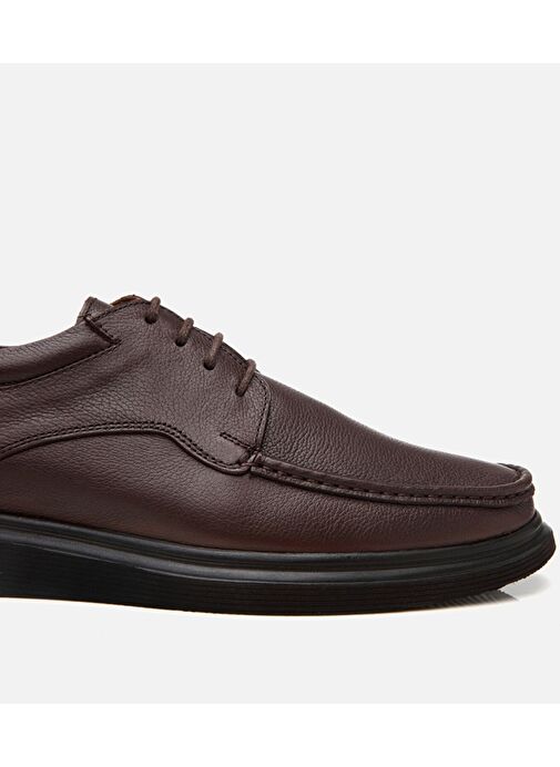 Erkek Deri Kahverengi Rahat Günlük Ayakkabı - Görsel 7