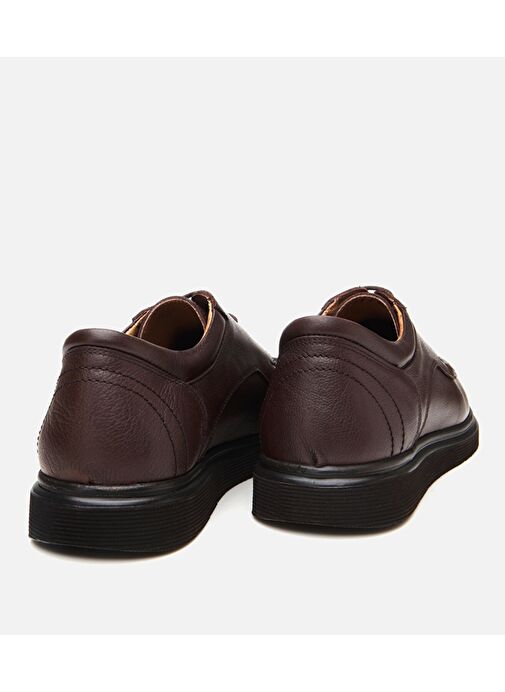 Erkek Deri Kahverengi Rahat Günlük Ayakkabı - Görsel 8