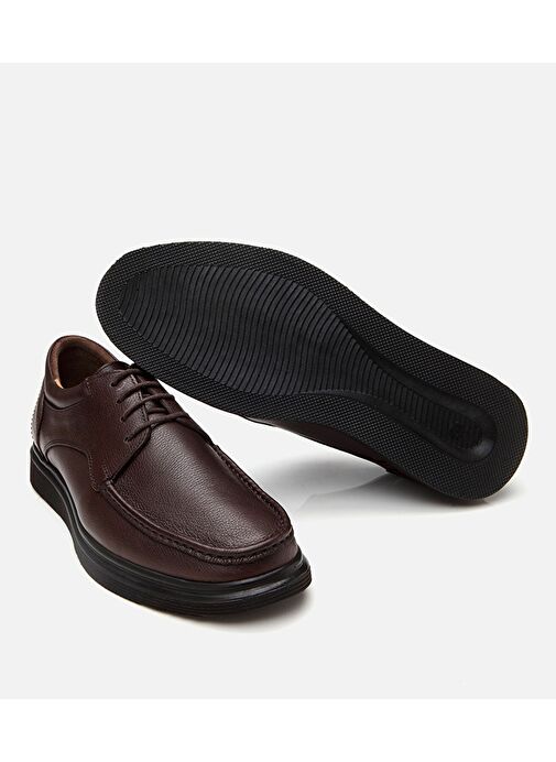 Erkek Deri Kahverengi Rahat Günlük Ayakkabı - Görsel 9