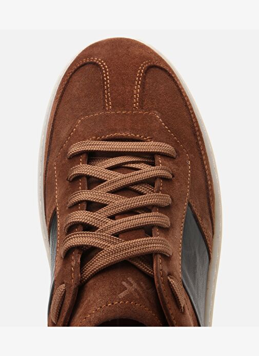 Erkek Süet Deri Taba Spor Ayakkabı - Görsel 5