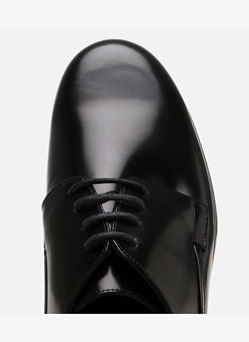 Erkek Deri Siyah Klasik Ayakkabı - Görsel 5
