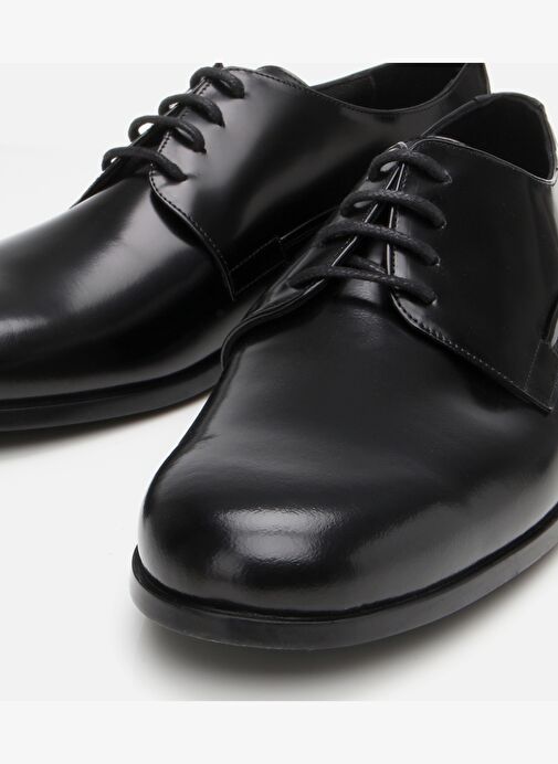 Erkek Deri Siyah Klasik Ayakkabı - Görsel 4